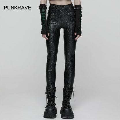Punk Rave Women's Leggings Ravenna Black Prism Finish UK 10-22 - QHA UK