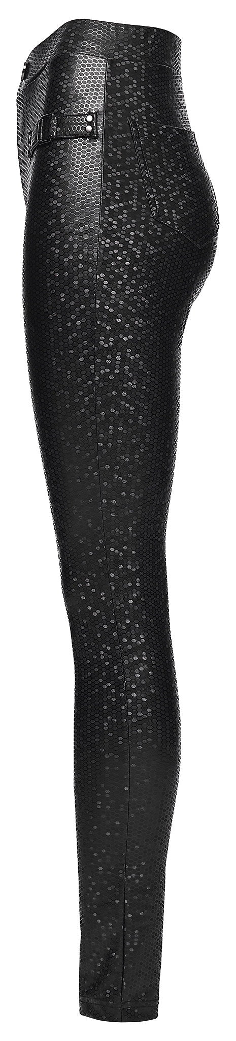 Punk Rave Women's Leggings Ravenna Black Prism Finish UK 10-22 - QHA UK