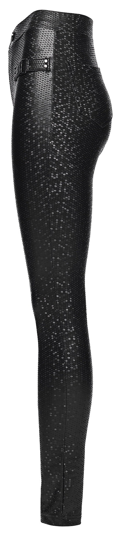 Punk Rave Women's Leggings Ravenna Black Prism Finish UK 10-22 - QHA UK