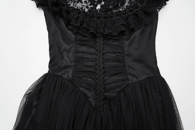 Punk Rave Gothic Dress Seraphina Flying Sleeve UK 8-22 - Sleeve Detail - QHA UK