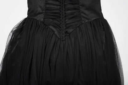 Punk Rave Gothic Dress Seraphina Flying Sleeve UK 8-22 - Sleeve Detail - QHA UK