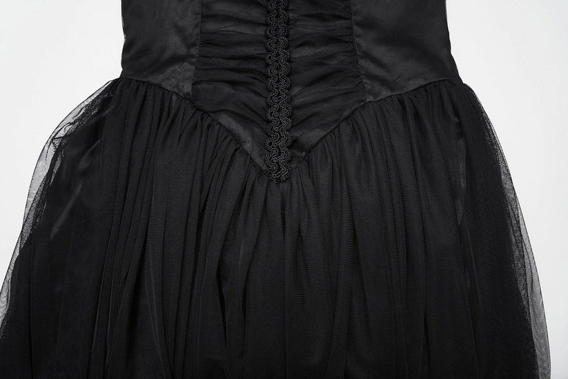 Punk Rave Gothic Dress Seraphina Flying Sleeve UK 8-22 - Sleeve Detail - QHA UK