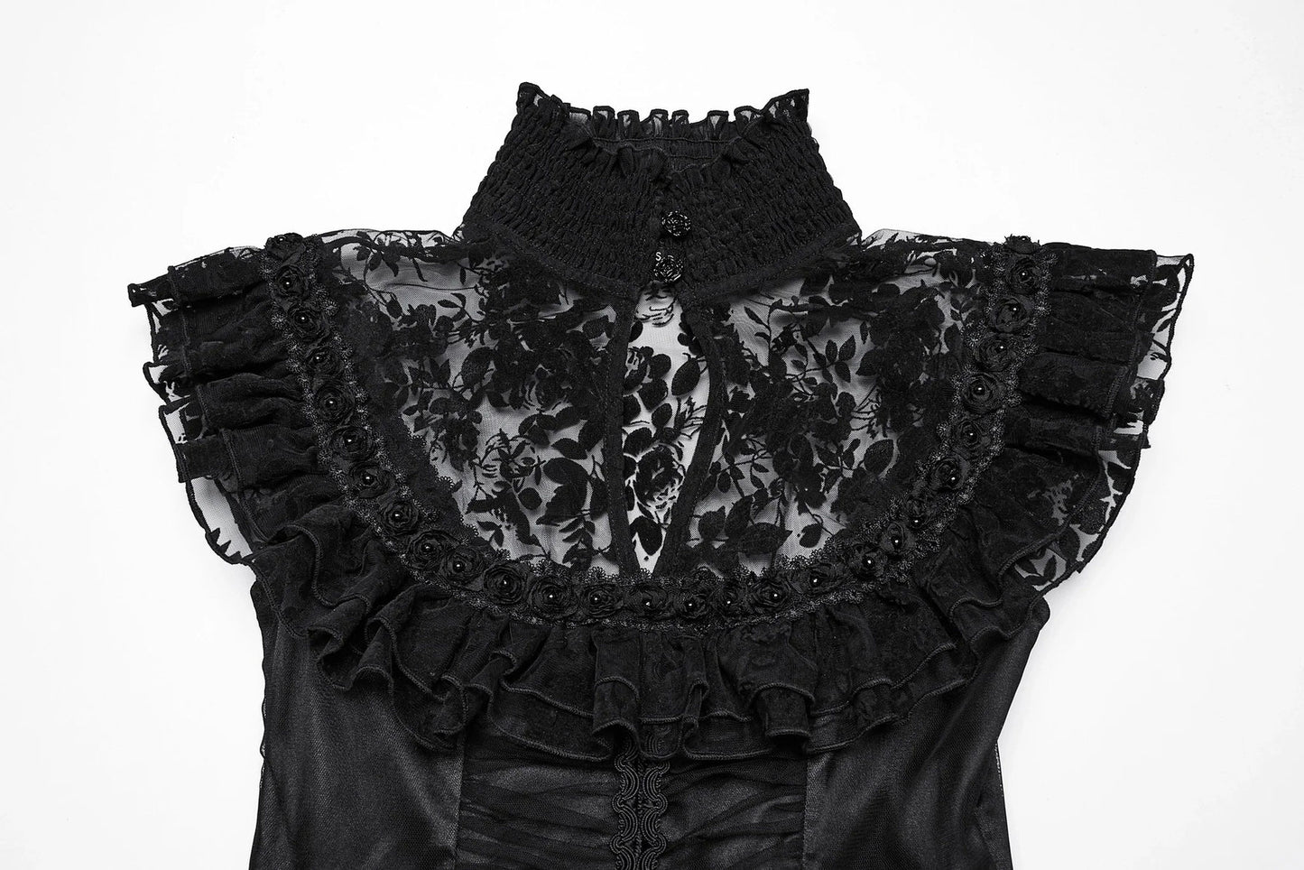 Punk Rave Gothic Dress Seraphina Flying Sleeve UK 8-22 - Sleeve Detail - QHA UK