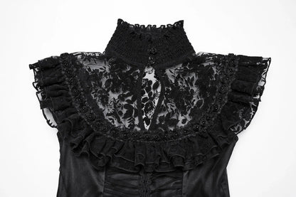 Punk Rave Gothic Dress Seraphina Flying Sleeve UK 8-22 - Sleeve Detail - QHA UK