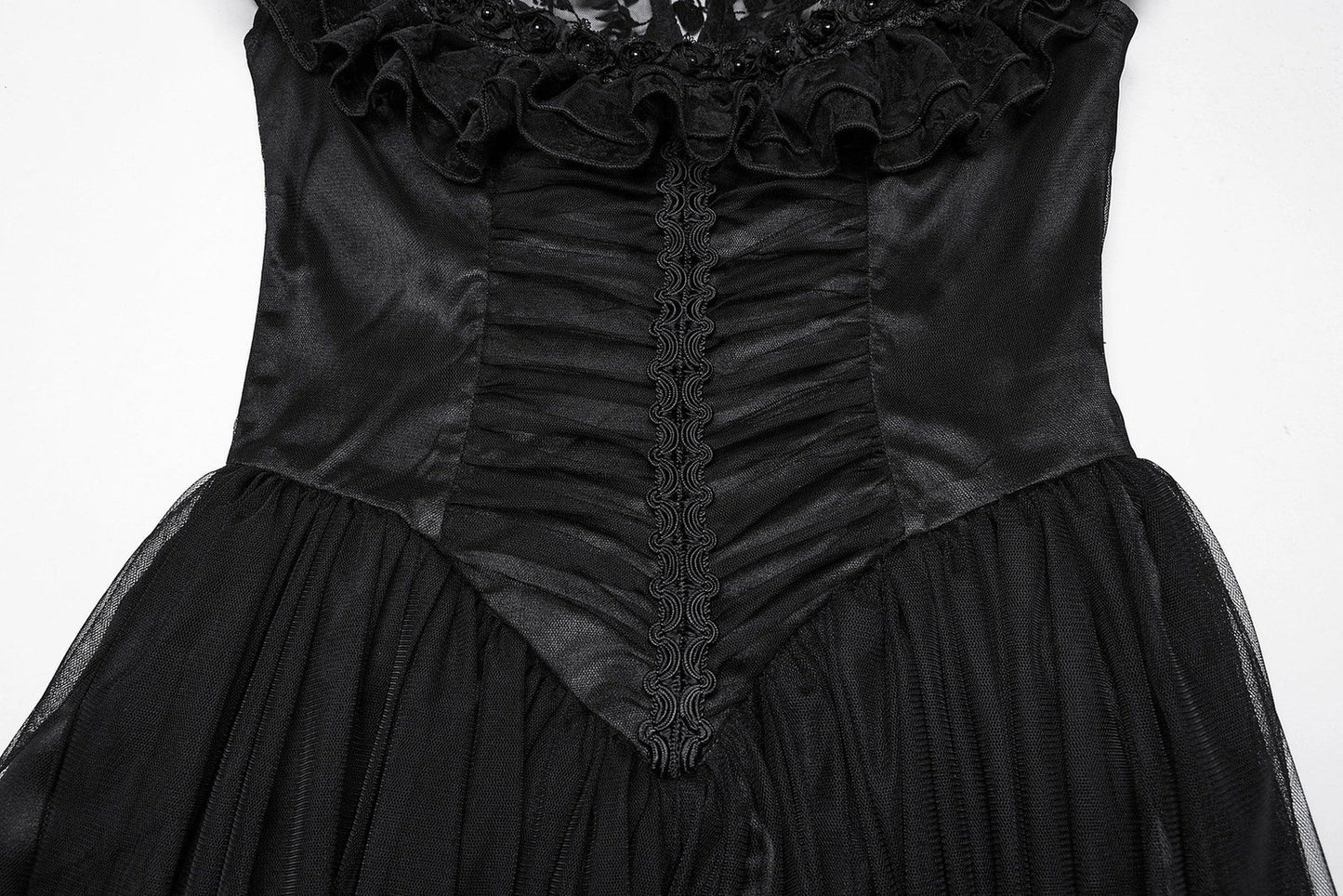 Punk Rave Gothic Dress Seraphina Flying Sleeve UK 8-22 - Sleeve Detail - QHA UK