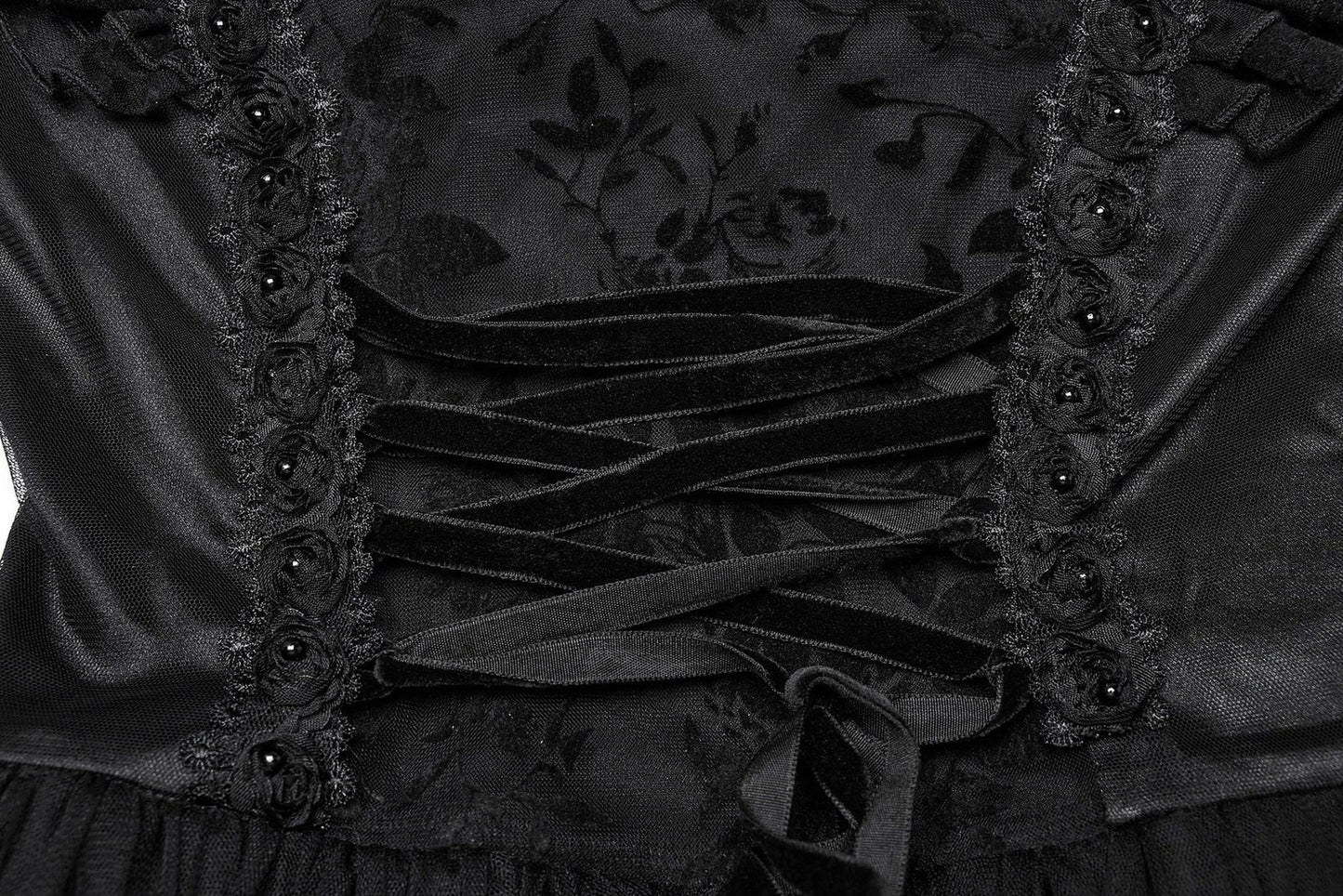 Punk Rave Gothic Dress Seraphina Flying Sleeve UK 8-22 - Sleeve Detail - QHA UK