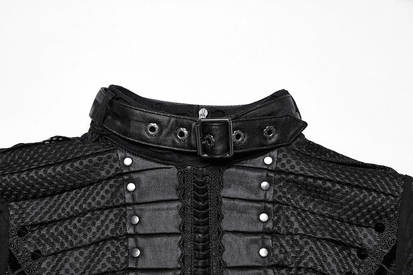 Punk Rave Maxi Dress Seraphine Spinal Lace Panel Black UK 8-22 - QHA UK