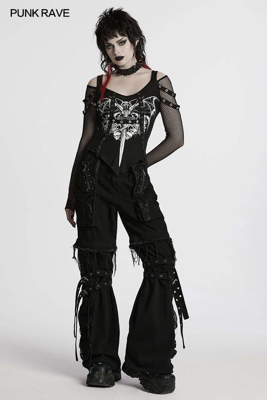 Punk Rave T-Shirt Vonda Printed UK 8-16 - QHA UK