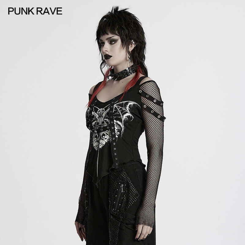 Punk Rave T-Shirt Vonda Printed UK 8-16 - QHA UK