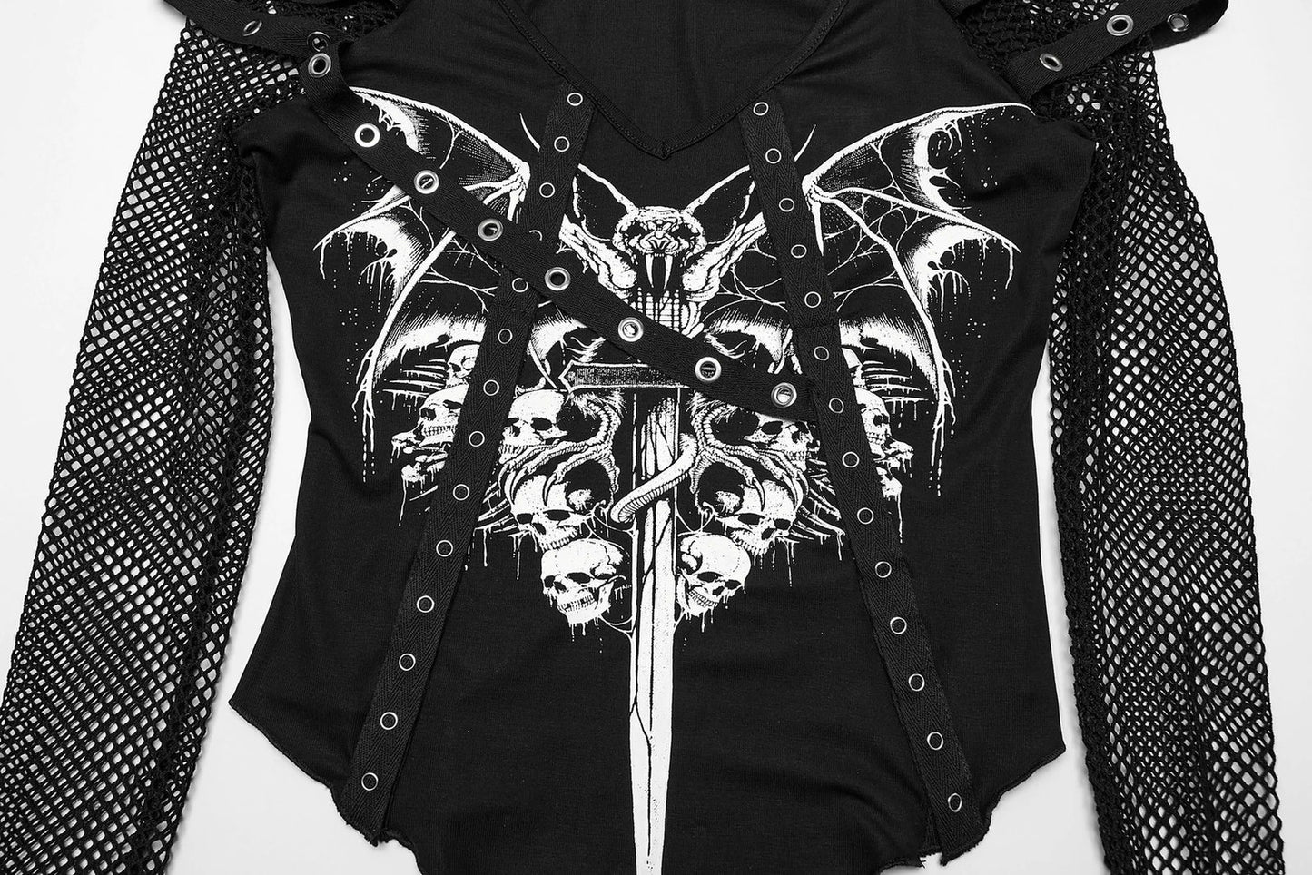 Punk Rave T-Shirt Vonda Printed UK 8-16 - QHA UK