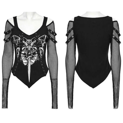 Punk Rave T-Shirt Vonda Printed UK 8-16 - QHA UK