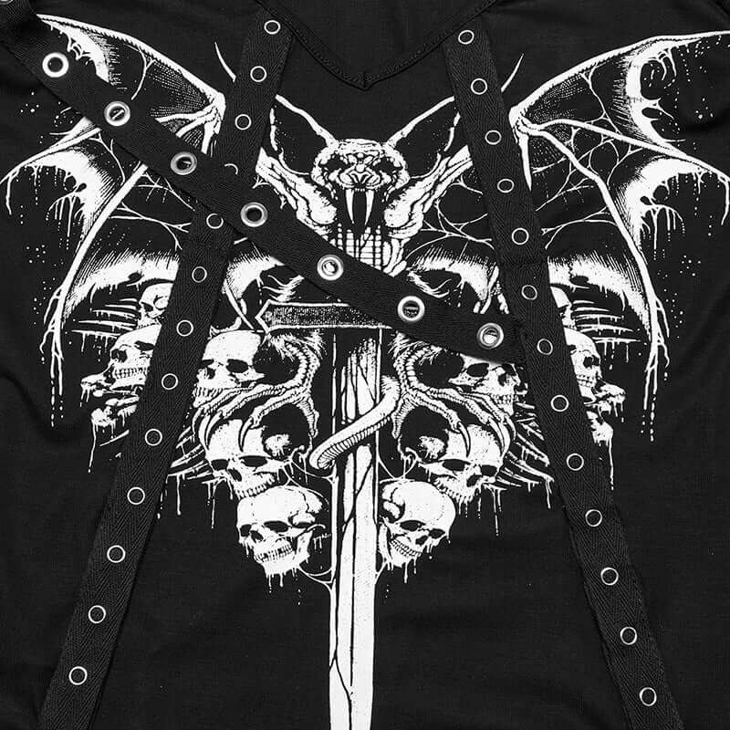 Punk Rave T-Shirt Vonda Printed UK 8-16 - QHA UK