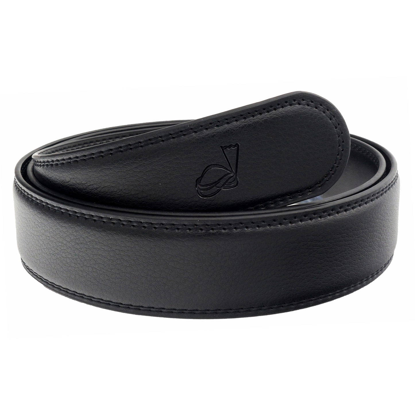 Mens 35mm Ratchet Belt Strap Replacement, No Buckle, Trim to Fit - QHA UK