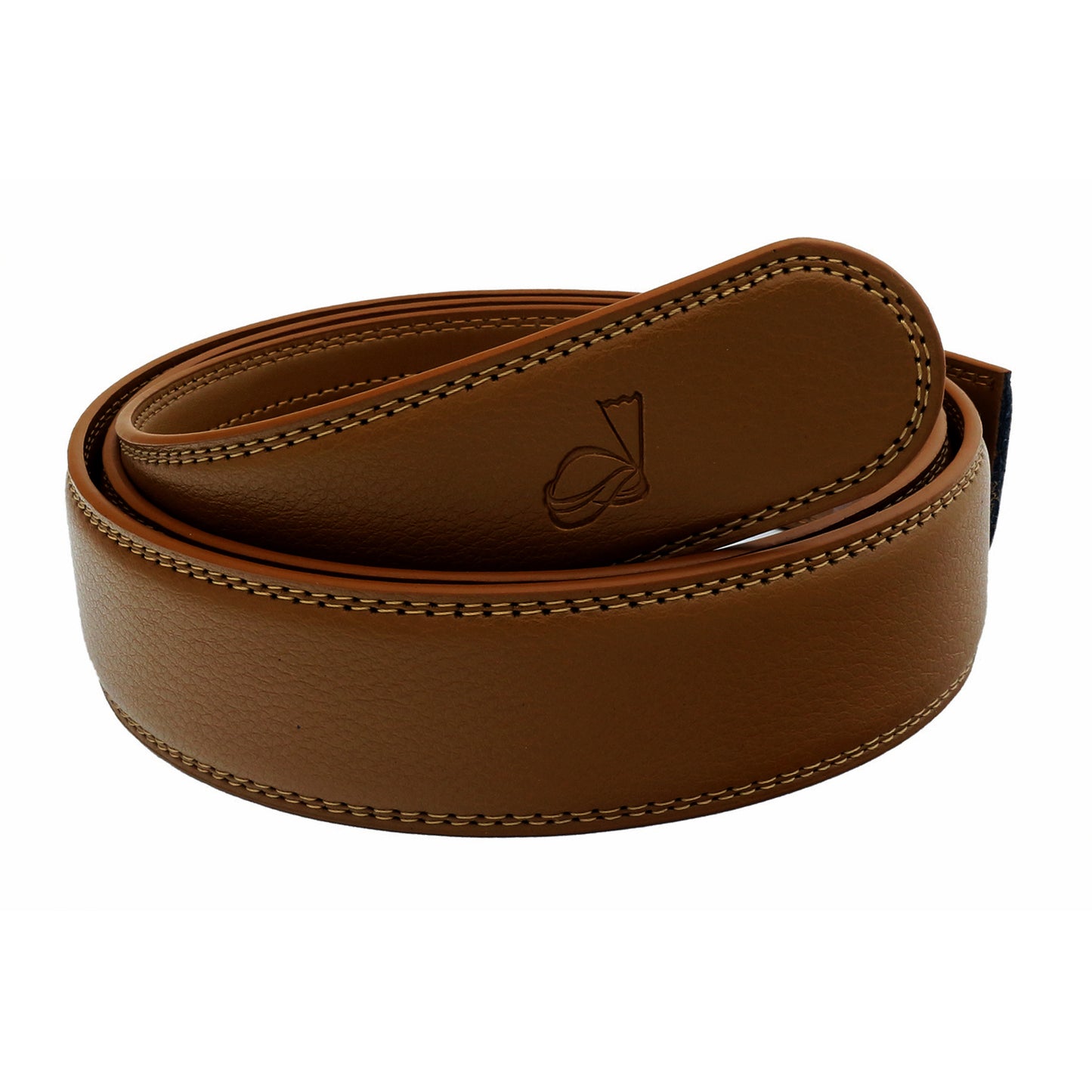 Mens 35mm Ratchet Belt Strap Replacement, No Buckle, Trim to Fit - QHA UK