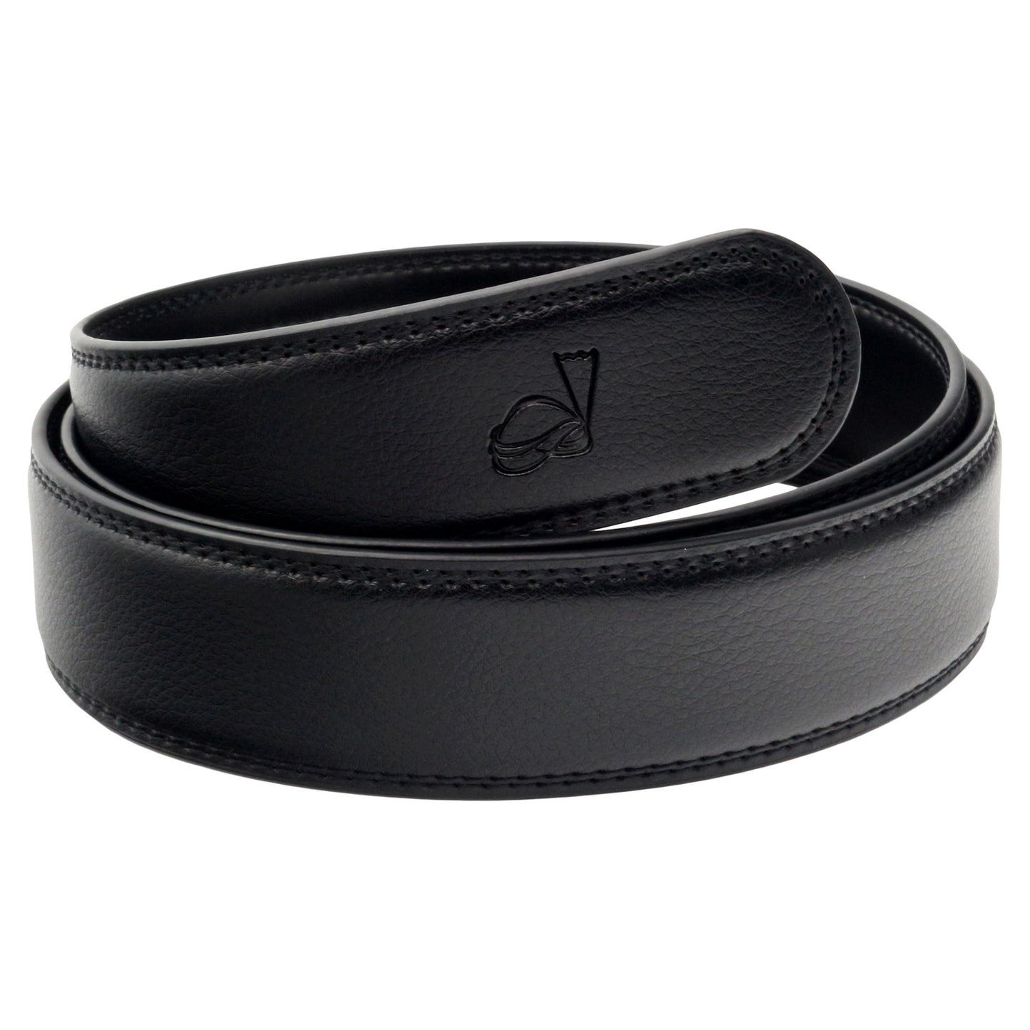 Mens 35mm Ratchet Belt Strap Replacement, No Buckle, Trim to Fit - QHA UK