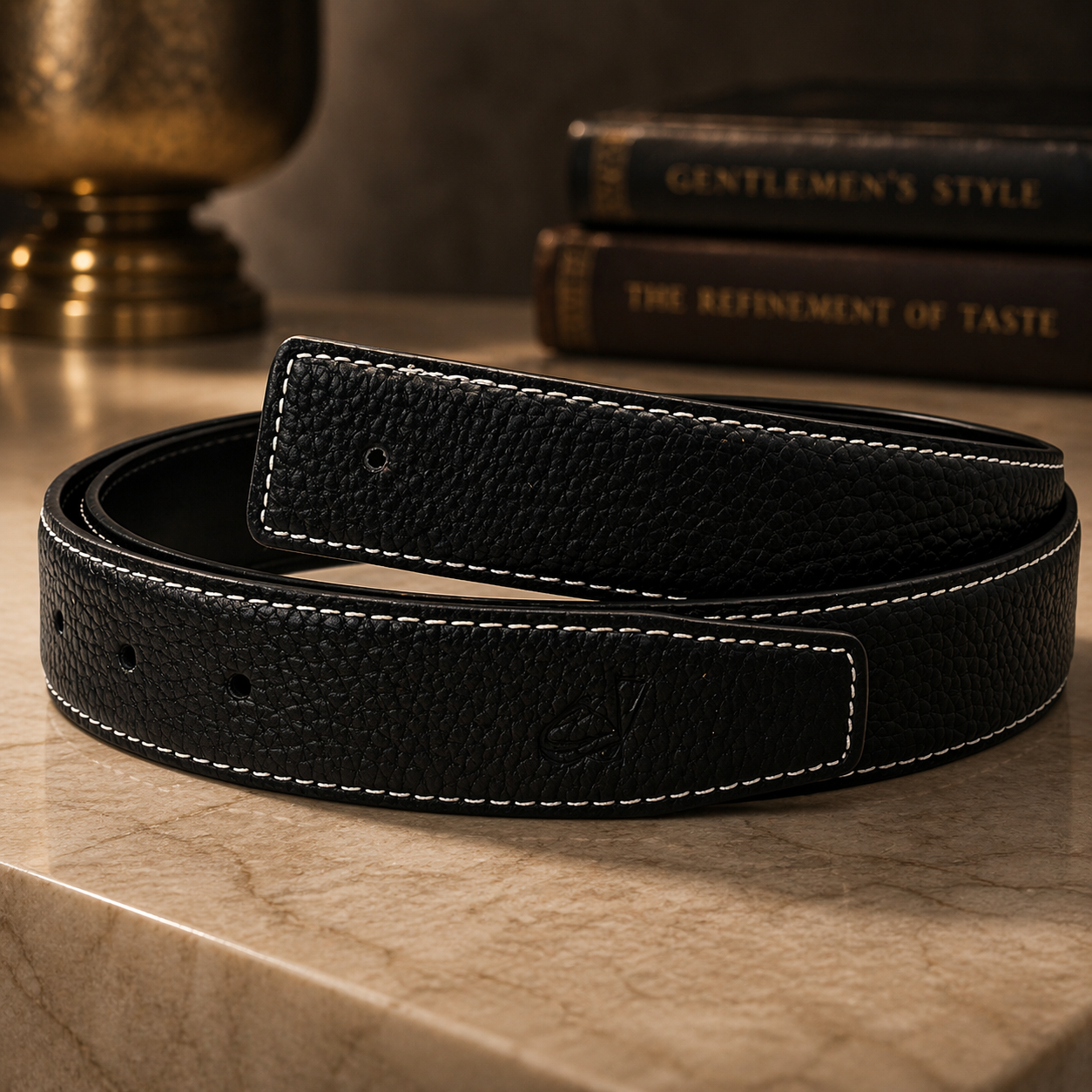 Unisex 32mm Belt Strap for H Buckle Replacement Genuine Leather - QHA UK