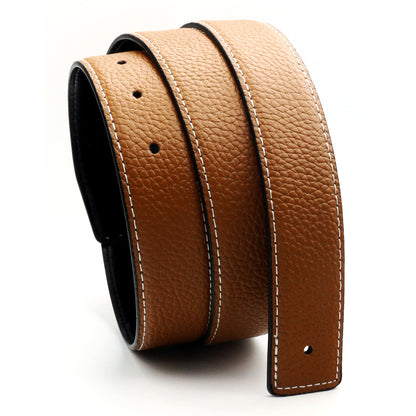 Unisex 32mm Belt Strap for H Buckle Replacement Genuine Leather - QHA UK
