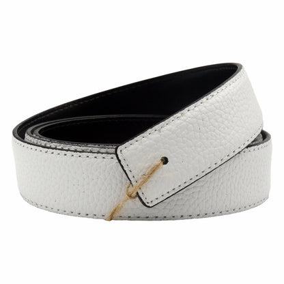 Unisex 32mm Belt Strap for H Buckle Replacement Genuine Leather - QHA UK
