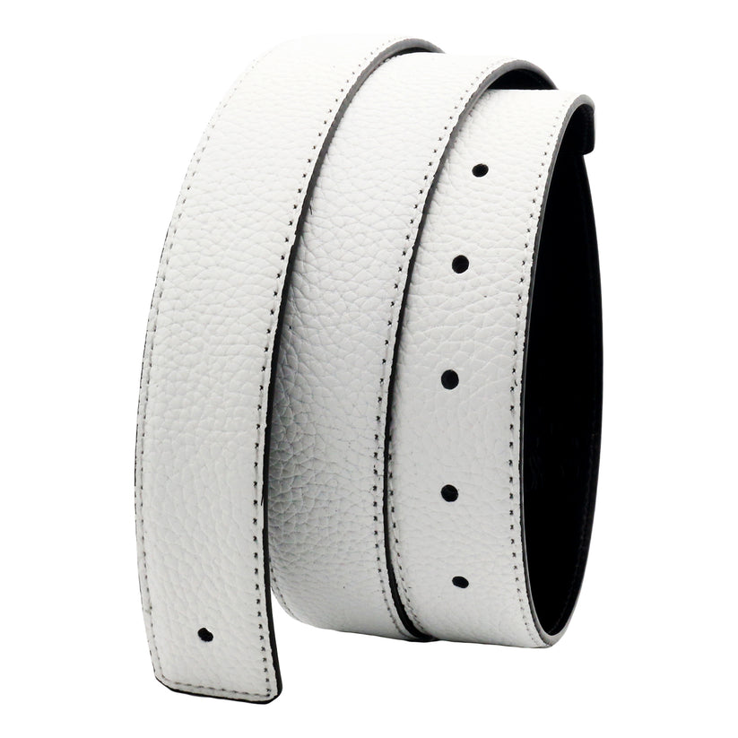 Unisex 32mm Belt Strap for H Buckle Replacement Genuine Leather - QHA UK