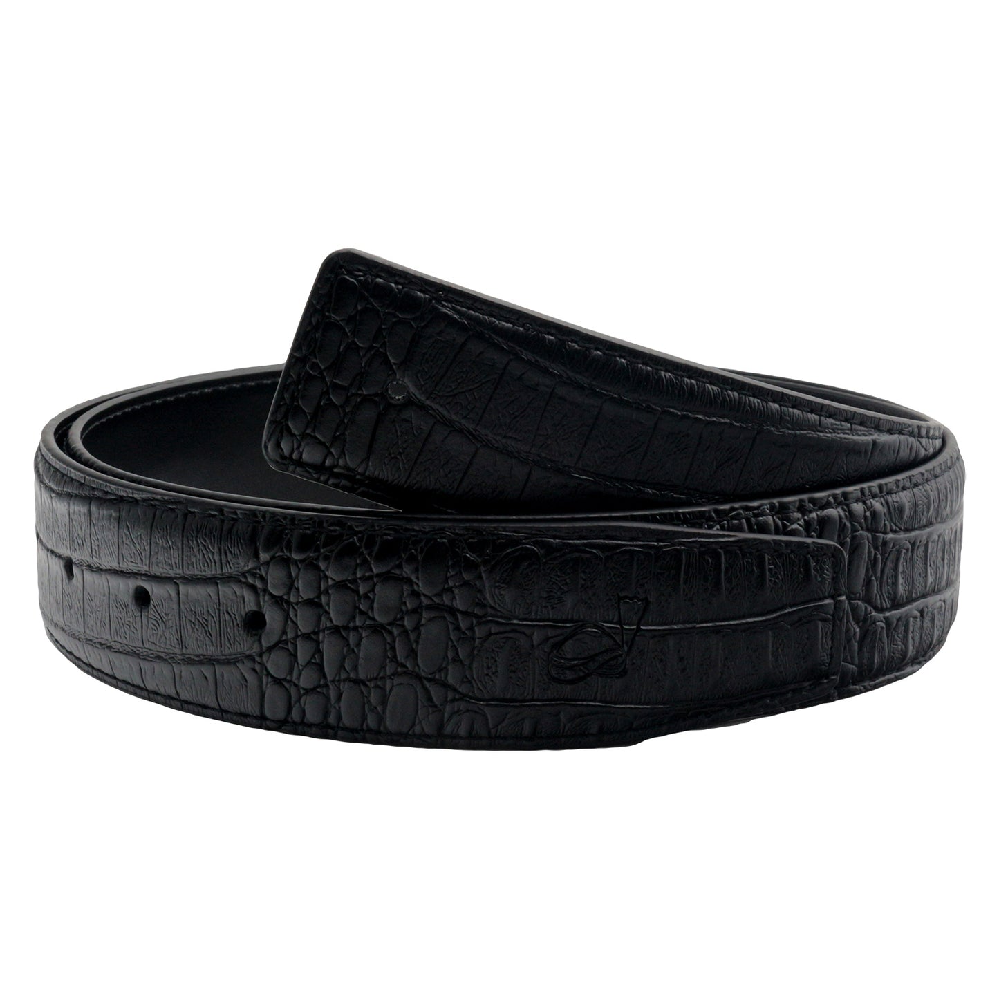 QHA Mens Genuine Leather Replacement Belt Strap No Buckle 38mm - QHA UK