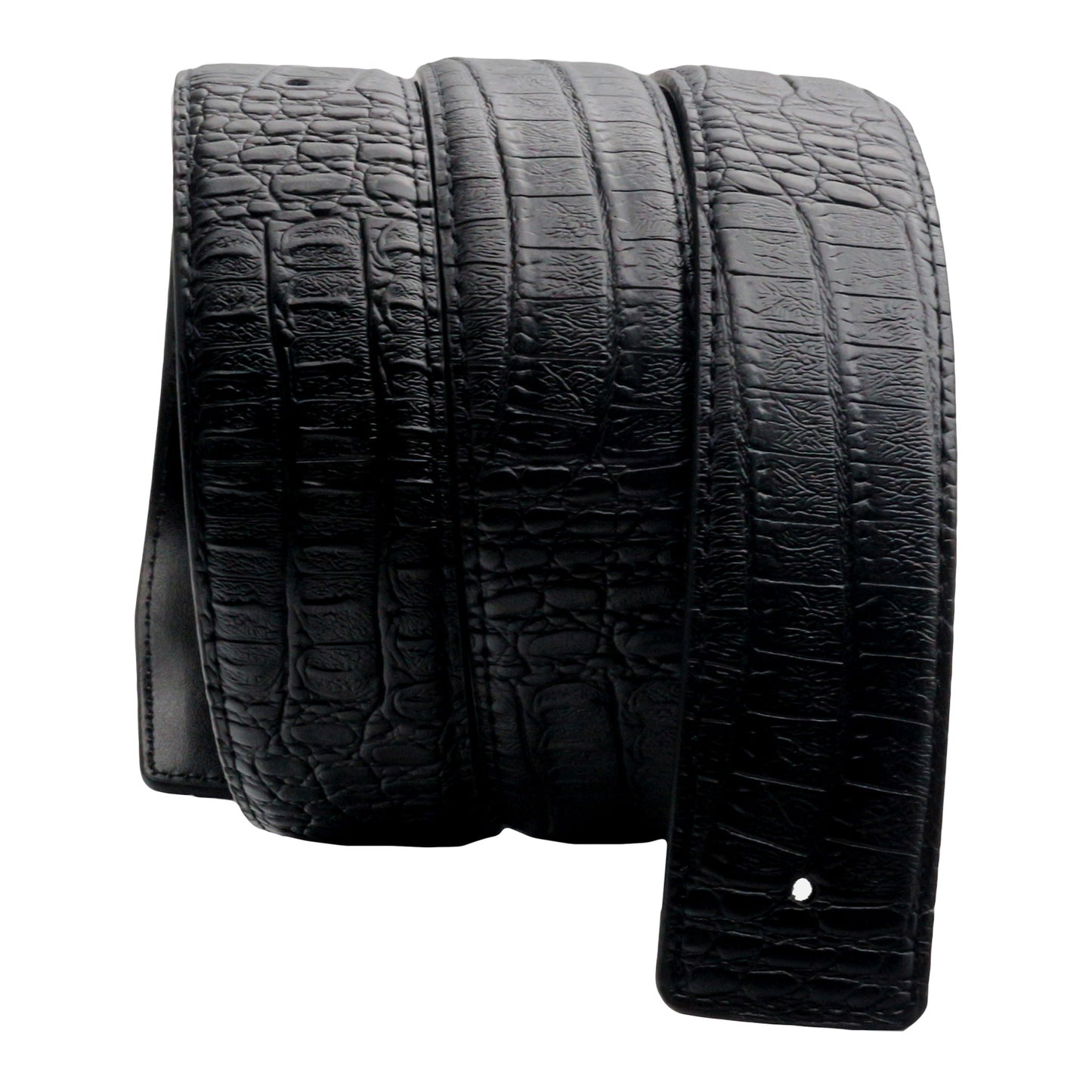 QHA Mens Genuine Leather Replacement Belt Strap No Buckle 38mm - QHA UK