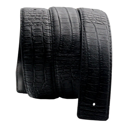 QHA Mens Genuine Leather Replacement Belt Strap No Buckle 38mm - QHA UK