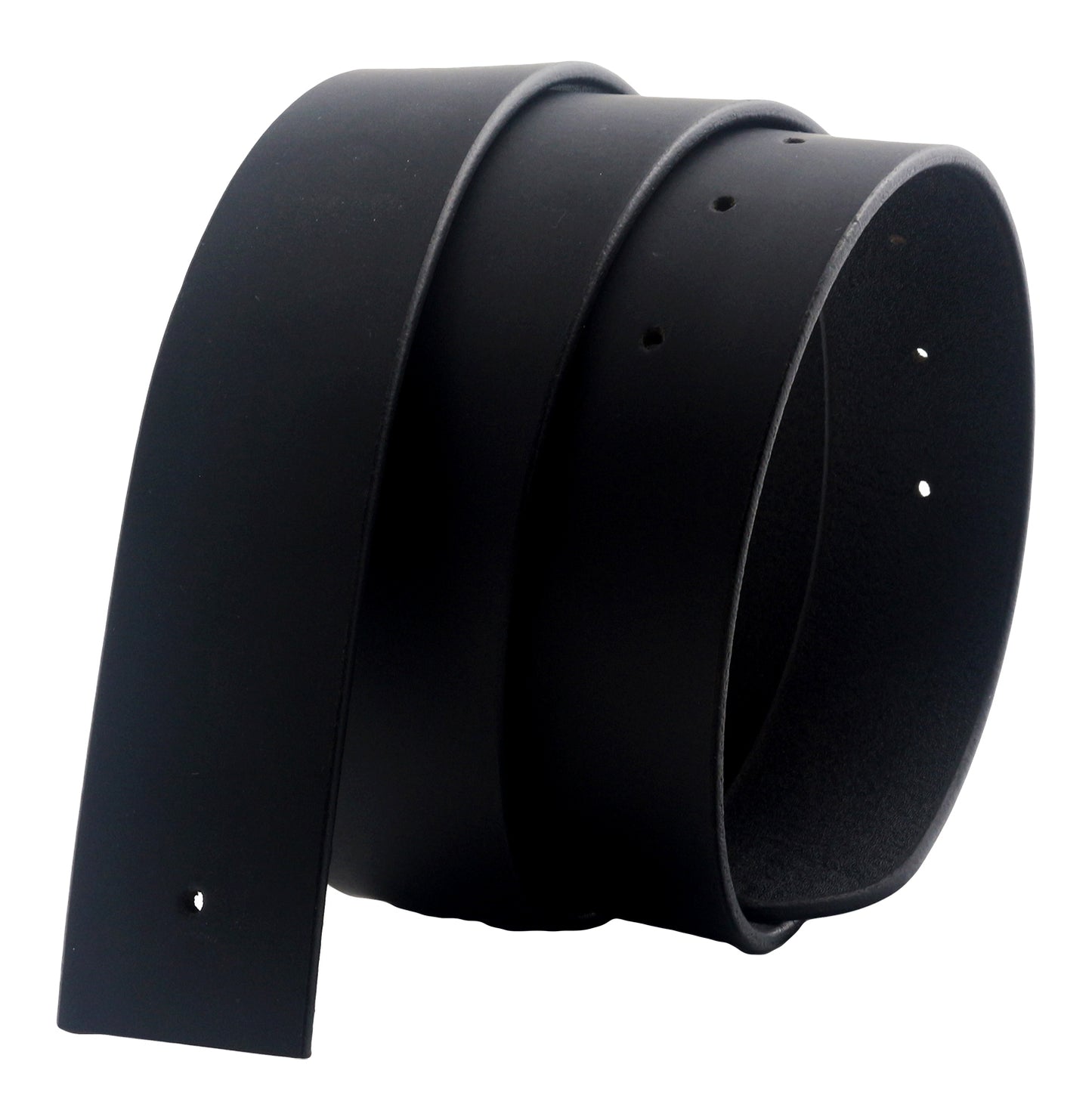 Mens Genuine Leather Belt Strap 38mm Replacement No Buckle Trim - QHA UK