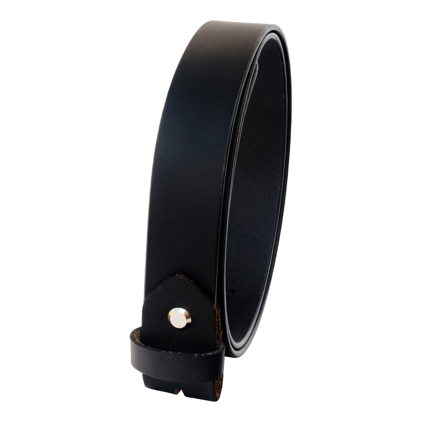 QHA Men's 32mm Real Leather Replacement Belt Strap, Snap On - QHA UK