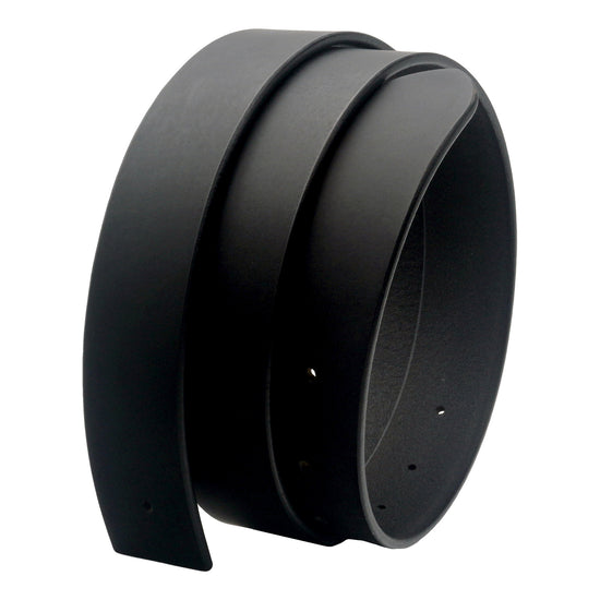 QHA Mens 32mm Real Leather Replacement Belt Strap, No Buckle - QHA UK