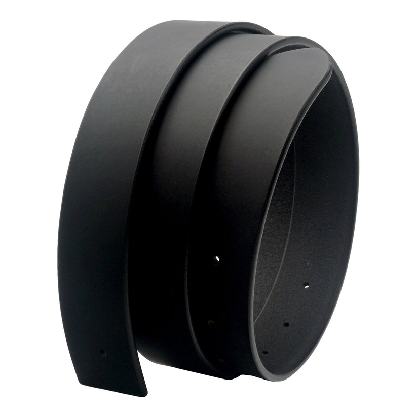 QHA Mens 32mm Real Leather Replacement Belt Strap, No Buckle - QHA UK