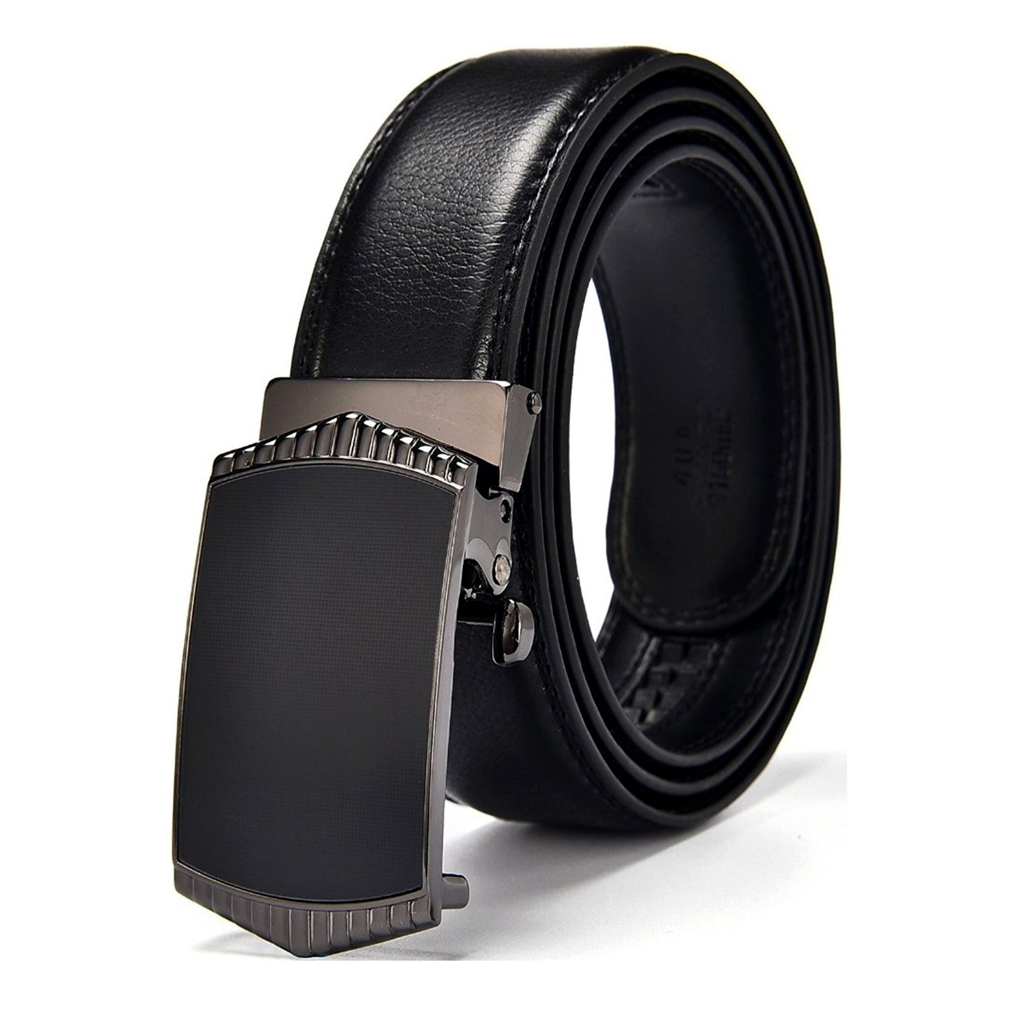 QHA Mens 35mm Split Leather Ratchet Belt, Automatic Q43 - QHA UK