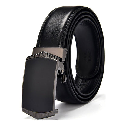 QHA Mens 35mm Split Leather Ratchet Belt, Automatic Q43 - QHA UK