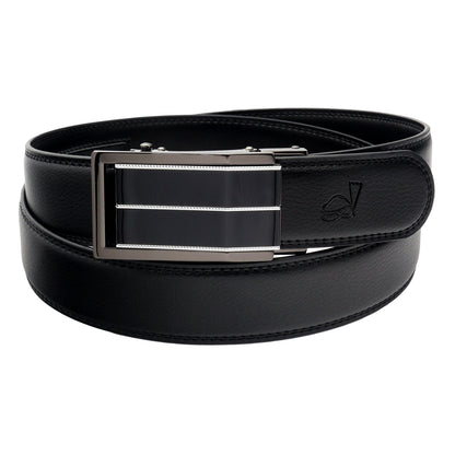 QHA Mens 35mm Split Leather Ratchet Belt, Automatic Q44 - QHA UK