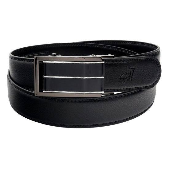 QHA Mens 35mm Split Leather Ratchet Belt, Automatic Q44 - QHA UK