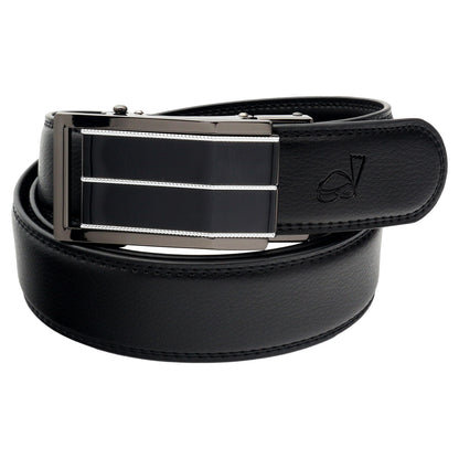 QHA Mens 35mm Split Leather Ratchet Belt, Automatic Q44 - QHA UK