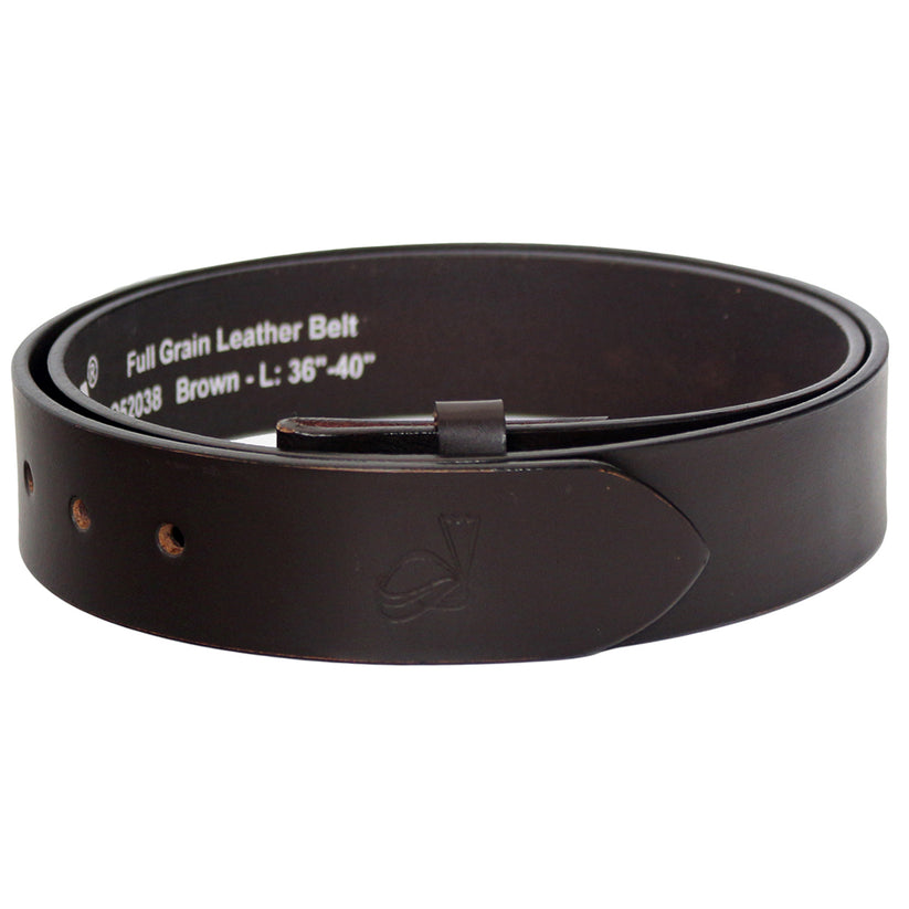 QHA 38mm Unisex Full Grain Leather Belt Strap Q45 - QHA UK