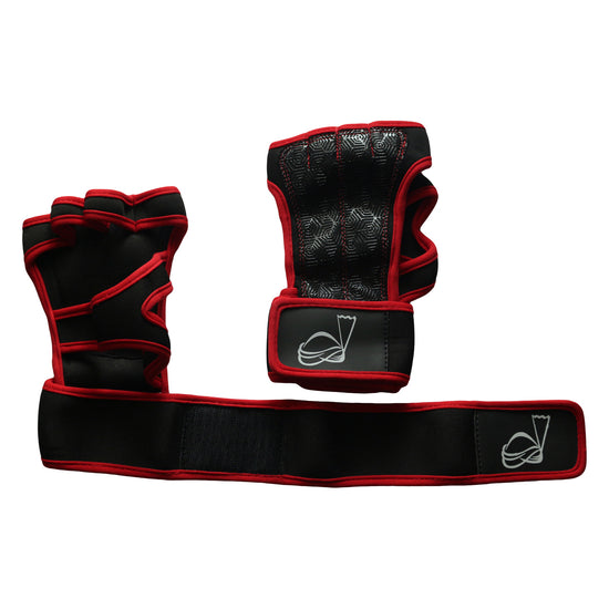 QHA Men's Weight Lifting Gloves, 58cm Wrist Support Q59 - QHA UK