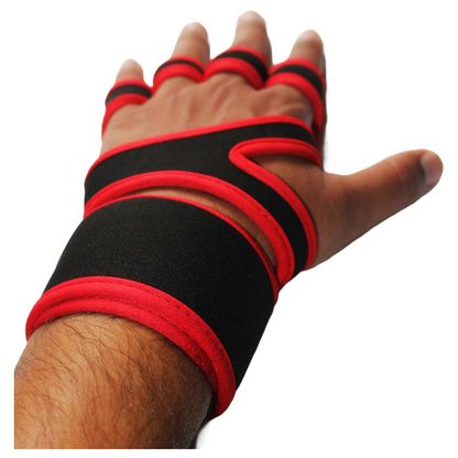 QHA Men's Weight Lifting Gloves, 58cm Wrist Support Q59 - QHA UK