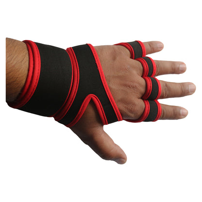 QHA Men's Weight Lifting Gloves, 58cm Wrist Support Q59 - QHA UK