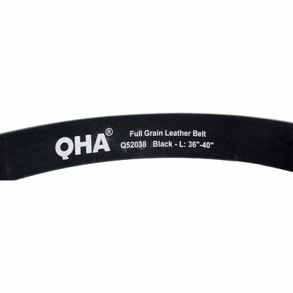 QHA 38mm Unisex Full Grain Leather Belt Strap Q77 - QHA UK