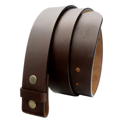 QHA 38mm Unisex Full Grain Leather Belt Strap Q77 - QHA UK