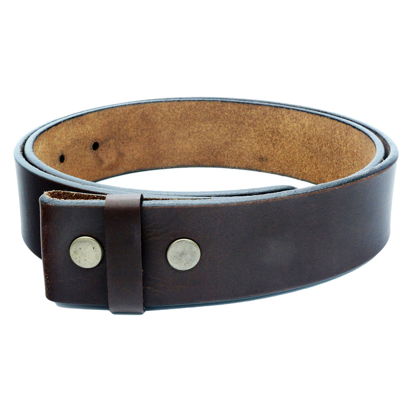 QHA 38mm Unisex Full Grain Leather Belt Strap Q77 - QHA UK