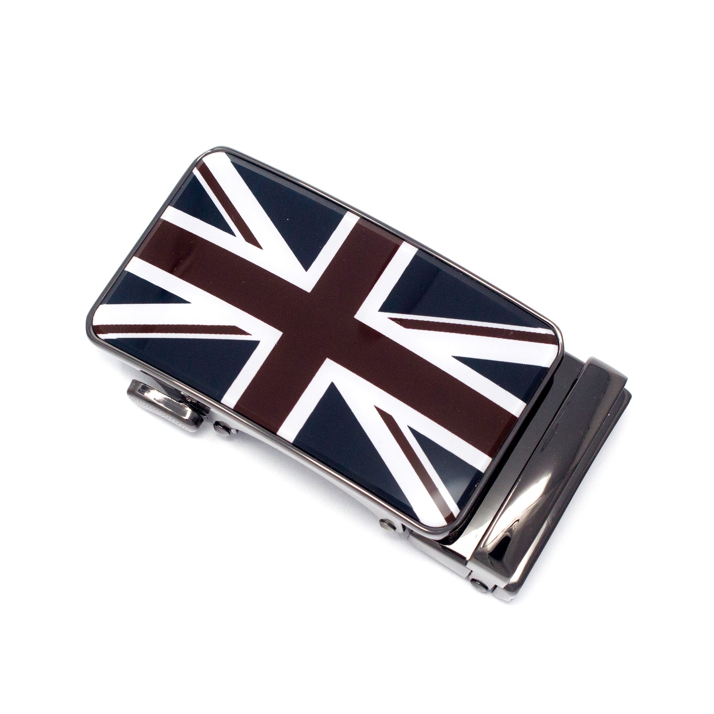 QHA Mens Union Jack Automatic Sliding Belt Buckle A03 - QHA UK