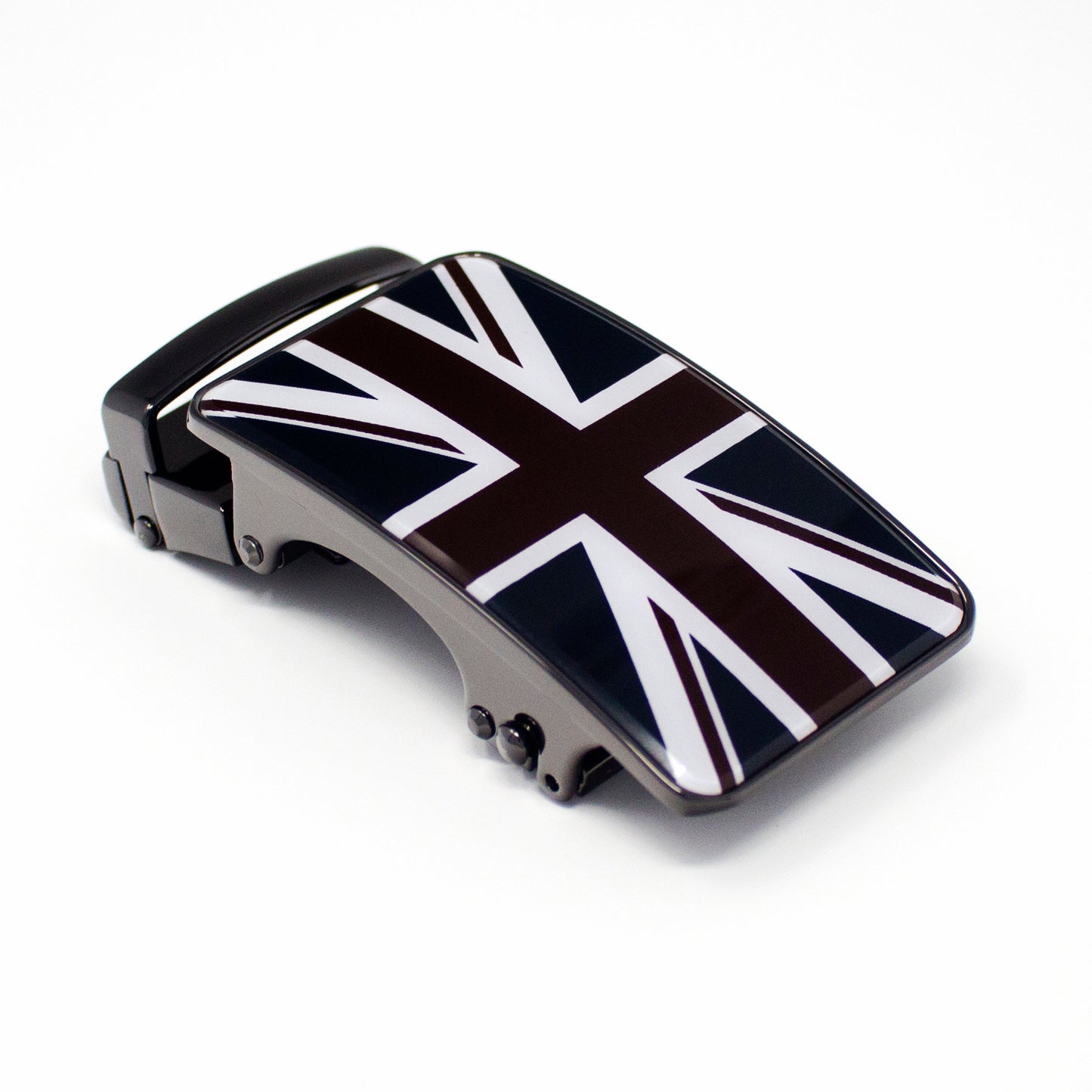 QHA Mens Union Jack Automatic Sliding Belt Buckle A03 - QHA UK
