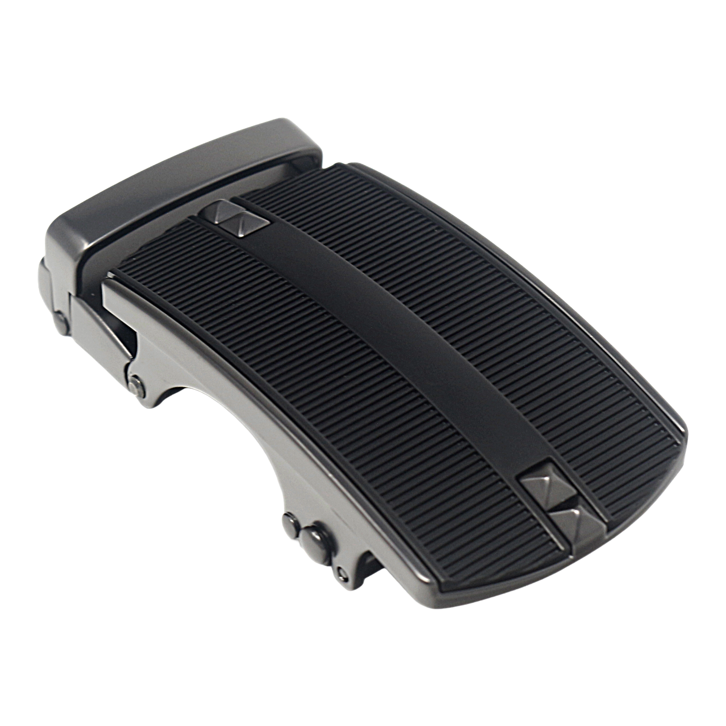 Mens Automatic Sliding Belt Buckle Replacement for Ratchet Leather Bel - Buckle Detail - QHA UK
