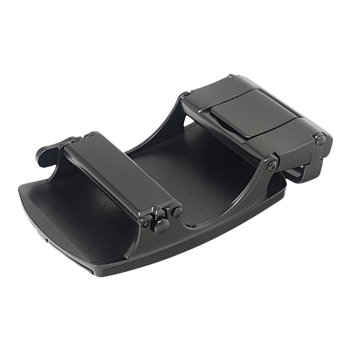 Mens Automatic Sliding Belt Buckle Replacement for Ratchet Leather Bel - Buckle Detail - QHA UK