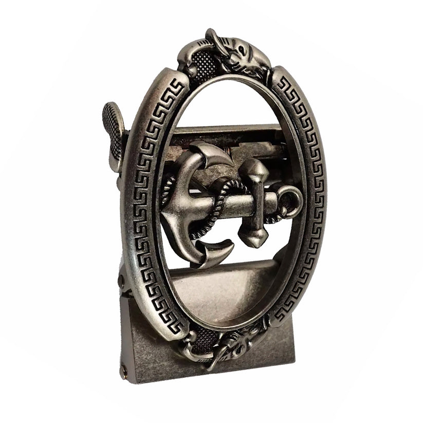 QHA Mens Automatic Sliding Belt Buckle Replacement A33 - QHA UK