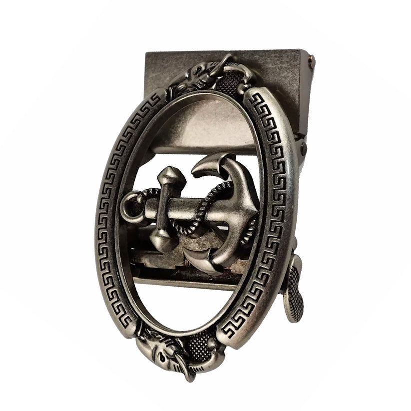 QHA Mens Automatic Sliding Belt Buckle Replacement A33 - QHA UK