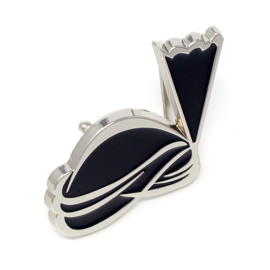 QHA Unisex Silver & Black Turban Design Belt Buckle, Fits 38mm - QHA UK