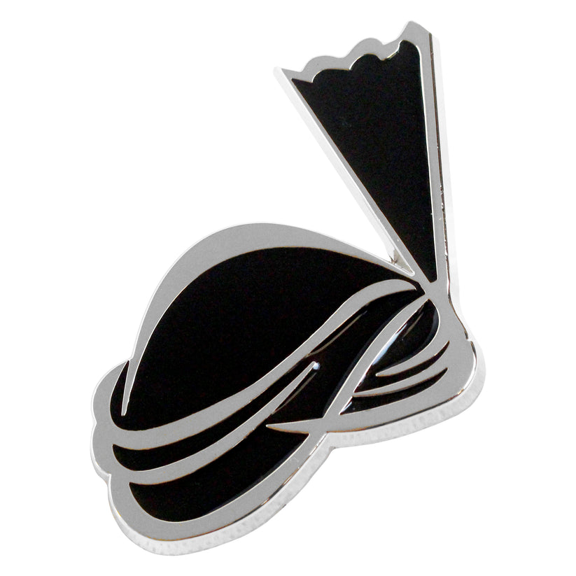 QHA Unisex Silver & Black Turban Design Belt Buckle, Fits 38mm - QHA UK